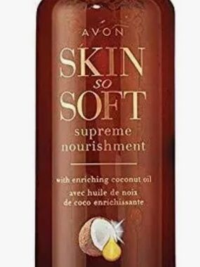 Avon Skin So Soft Supreme Nourishment Body Oil wash and milk lotion set